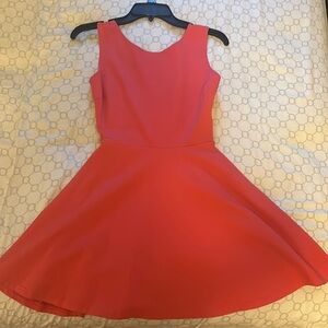 Love..ady pink backless flowy dress
